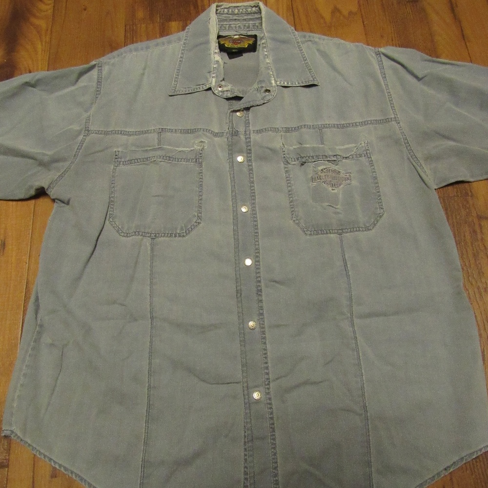 Harley-Davidson Distressed Short Sleeve